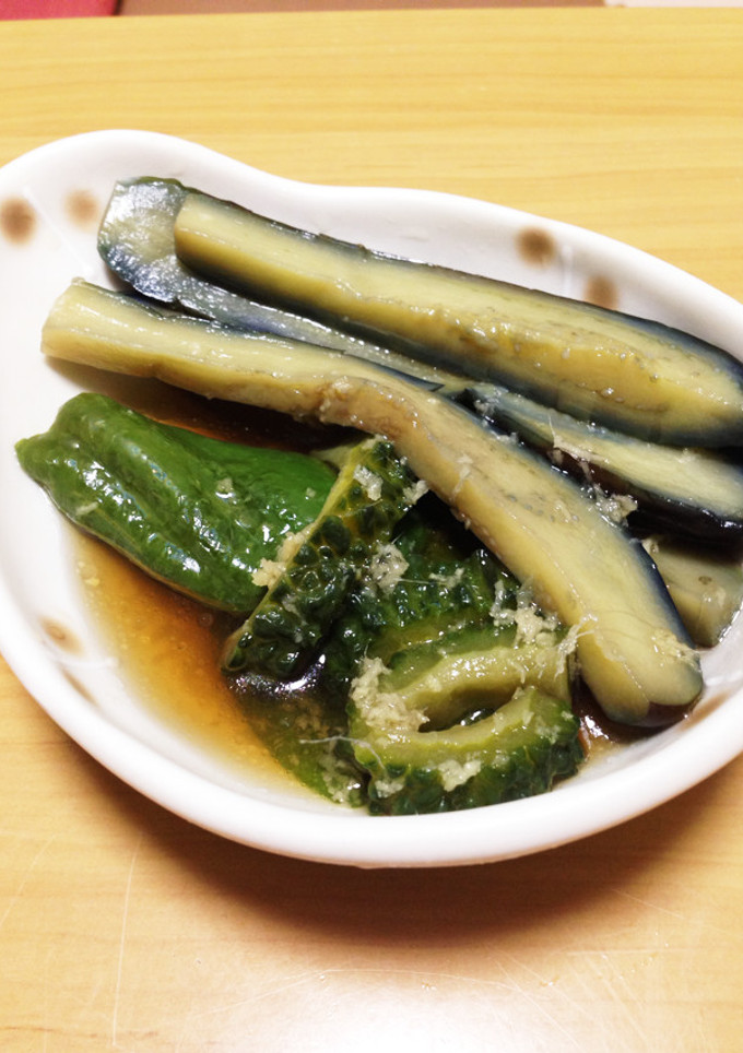 簡単★つけるだけ★夏野菜の揚げ浸し-レシピのメイン写真