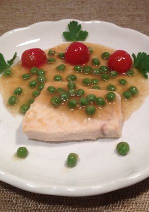 メカジキのグリーンピース餡かけ-レシピのメイン写真