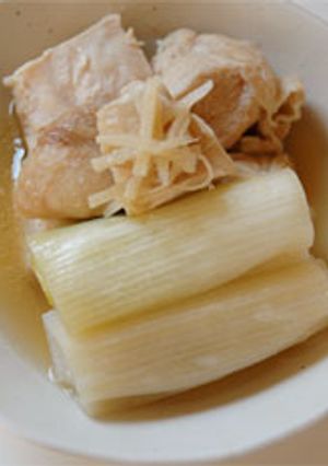 風邪ひきさんにネギと鶏のショウガ煮-レシピのメイン写真