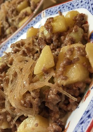 めっちゃ簡単！ 中華風肉じゃがオイマヨ炒-レシピのメイン写真