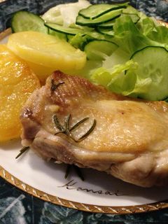 鶏もも肉のハーブ焼き-レシピのメイン写真