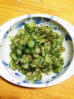 簡単に!きゅうりもみ〜酢の物☆-レシピのメイン写真