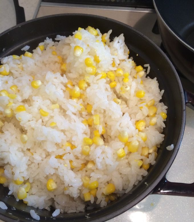 ストウブで簡単☆とうもろこしご飯-レシピのメイン写真