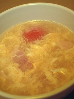 トマトも一緒★ たまごスープ-レシピのメイン写真