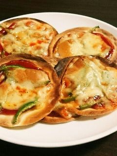 餃子皮ピザ♪-レシピのメイン写真