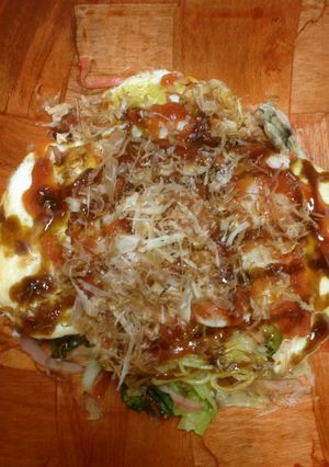 なんちゃって広島風お好み焼き!ヘルシー-レシピのメイン写真
