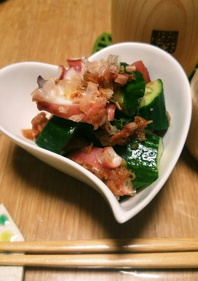 たこときゅうりの梅肉和え-レシピのメイン写真