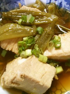 簡単! 和食 ししとうと マグロの煮物!-レシピのメイン写真