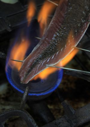 炙りかつおにんにく大葉タレ-レシピのメイン写真