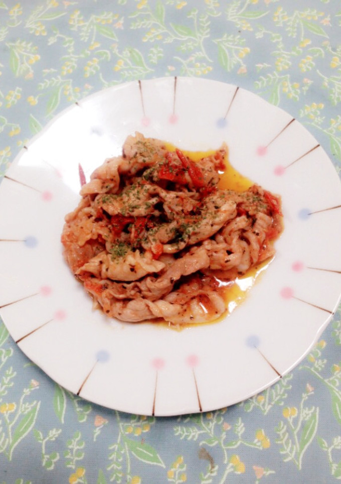 豚肉のトマトマヨネーズ炒め-レシピのメイン写真