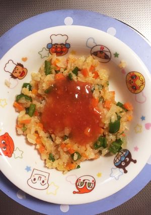 離乳食★後期〜 あんかけチキンライス-レシピのメイン写真