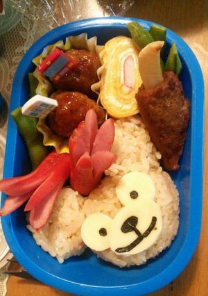 子供&旦那様のキャラ弁初めてのダッフィー-レシピのメイン写真