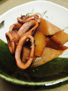 大根と長芋といかのわた煮-レシピのメイン写真