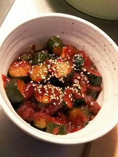 夏野菜のチリソース炒め-レシピのメイン写真