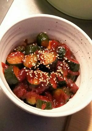 夏野菜のチリソース炒め-レシピのメイン写真