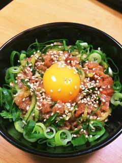 焼肉のタレで生ハムユッケ!-レシピのメイン写真