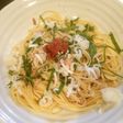 簡単で適当な梅しそツナスパゲッティ