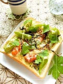 ゆず胡椒×七味×しし唐の和トースト-レシピのメイン写真