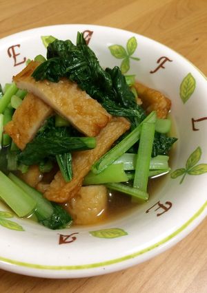 スピードおかず☆小松菜と練り物のサッと煮-レシピのメイン写真