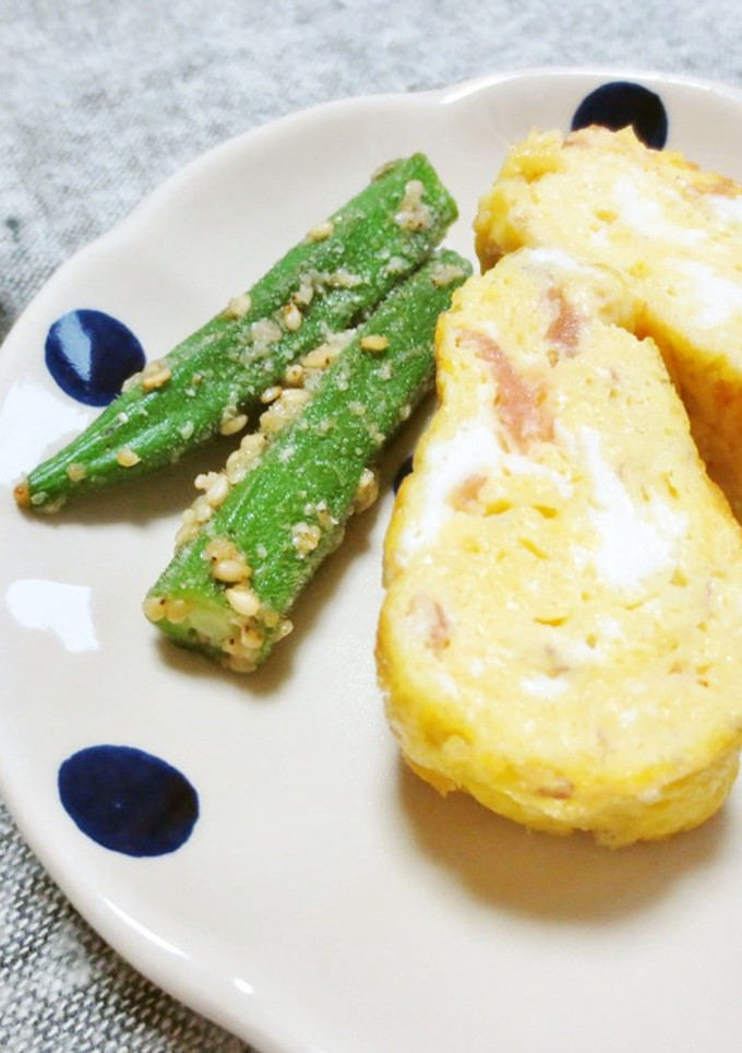 簡単☆お弁当にも♪梅干しの卵焼き-レシピのメイン写真