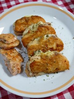 刺身で簡単!サーモンチーズ(ムニエル風)-レシピのメイン写真