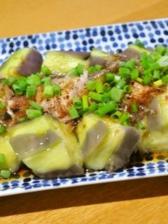 レンジdeチン☆蒸しナス。-レシピのメイン写真