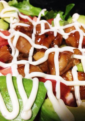 かんたん!照り焼きチキンとアボカド丼-レシピのメイン写真