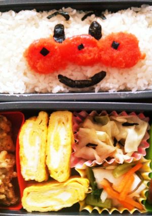 旦那弁当〜大人風アンパンマンのキャラ弁〜-レシピのメイン写真