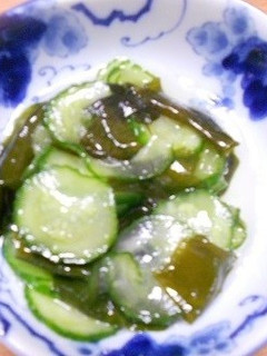 きゅうりとわかめの酢の物-レシピのメイン写真