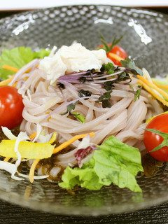 和風紅イモ冷し麺♪-レシピのメイン写真