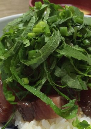 旬★楽しもう　初ガツオの漬け丼-レシピのメイン写真