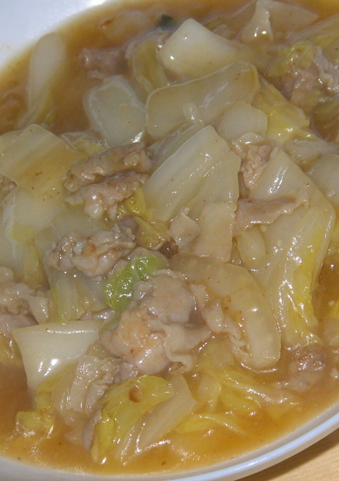★麻婆風味の白菜の中華炒め★-レシピのメイン写真