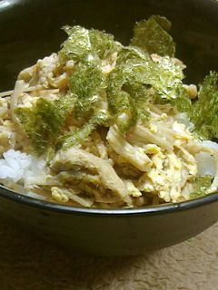 手作りなめたけで、玉子丼☆-レシピのメイン写真