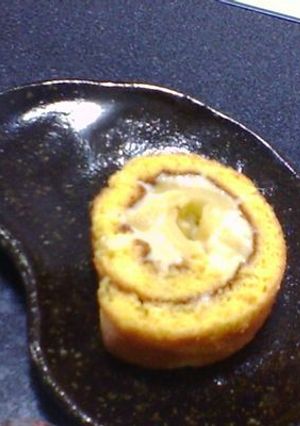 リンゴとヨーグルトクリームのロールケーキ-レシピのメイン写真