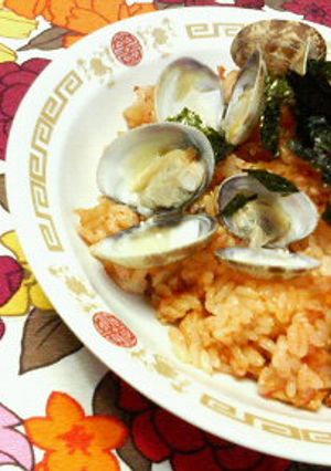 浅蜊と竹輪で☆簡単炊き込みキムチ飯♪♪-レシピのメイン写真