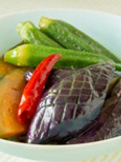 夏野菜の揚げびたし-レシピのメイン写真