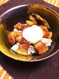 即席〜焼肉用豚バラで角煮風豚丼-レシピのメイン写真