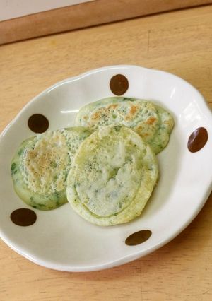 離乳食中期～☆もちもち豆腐パンケーキ-レシピのメイン写真