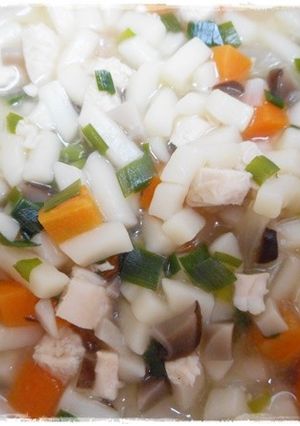 離乳食完了期　鶏ささみニラトロッとうどん-レシピのメイン写真