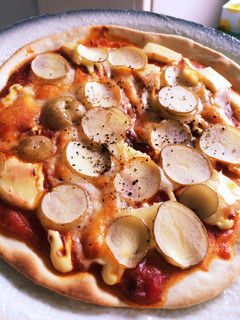 小麦粉だけでオッケー!10分ピザ-レシピのメイン写真