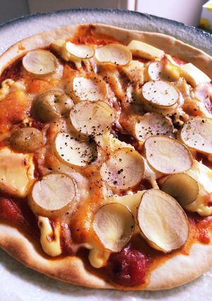 小麦粉だけでオッケー！10分ピザ-レシピのメイン写真