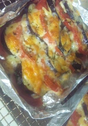 ナスとトマトのチーズマヨ焼き-レシピのメイン写真