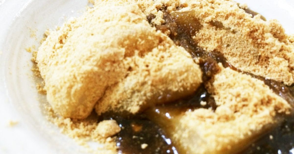 きな粉餅〜信玄餅風〜 by ☆sweets☆ 【クックパッド】 簡単
