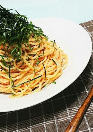さっぱり♪大葉のたらこスパ♪-レシピのメイン写真