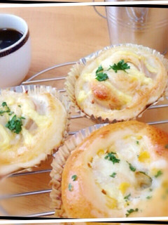 HBで楽々♪ハムロール&マヨコーン-レシピのメイン写真