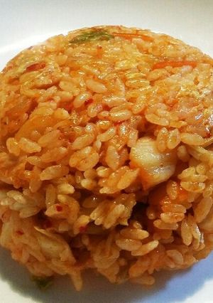 お手軽!パパっとキムチチャーハン-レシピのメイン写真