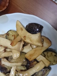 ナスとエリンギの甘味噌炒め-レシピのメイン写真