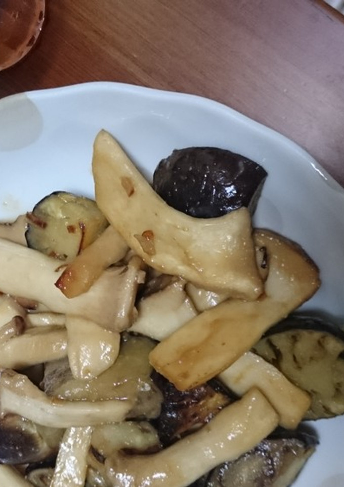 ナスとエリンギの甘味噌炒め-レシピのメイン写真