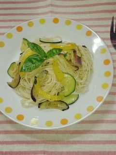 超簡単☆夏野菜のパスタ-レシピのメイン写真