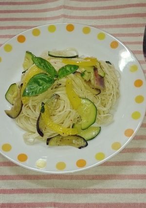 超簡単☆夏野菜のパスタ-レシピのメイン写真